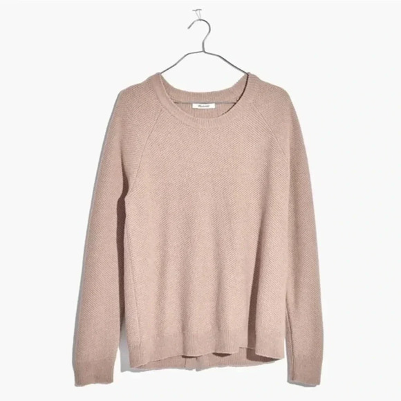 Madewell | Caramel Tan Province Cross-Back Pullover Sweater Size Medium M - Picture 1 of 13